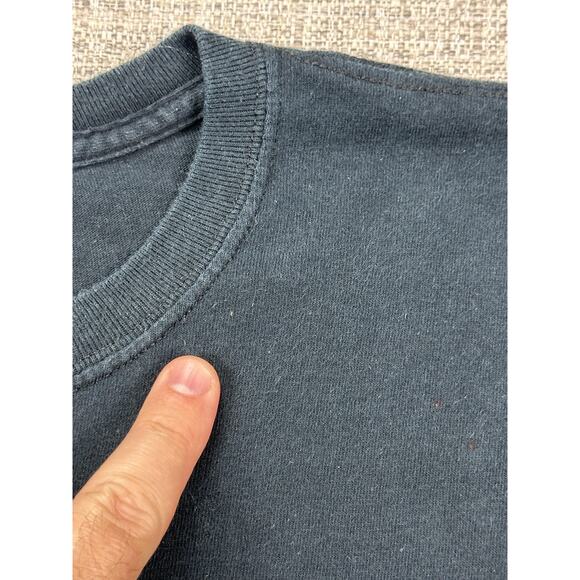 Vintage Sleepless in Seattle Shirt Mens XL Black Movie Skyline Shirt Y2K Gildan - Picture 9 of 10